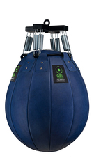 Боксерская груша PREMIUM GEL Filippov. Кожа 65см/50см/75-80кг, синий