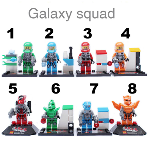 Minifigures Galaxy Squad Blocks Building