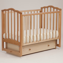 АБ 19.2  "Жасмин" кровать детская  маятниковая  поперечн (белый)