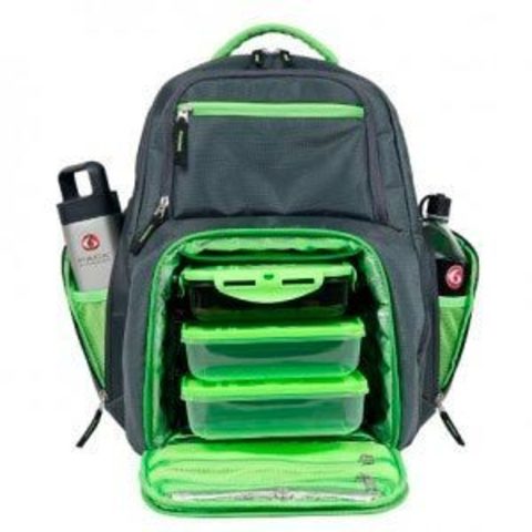 Картинка рюкзак-термос 6 Pack Fitness Expedition Backpack 300 Grey/Green - 4