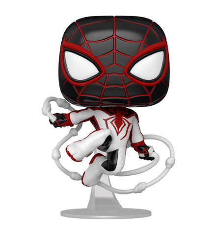 Фигурка Funko POP! Bobble Marvel Games Miles Morales Miles T.R.A.C.K. Suit 50153