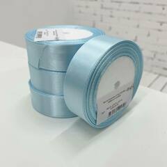 Лента Атласная (2,5см*22,85м) Небесно-голубой.