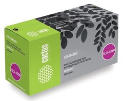 Лазерный картридж Cactus CS-S4200 (SCX-D4200A) черный для Samsung SCX4200, 4220 (3'000 стр.)