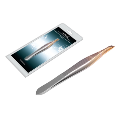 RuNail Пинцет для коррекции бровей