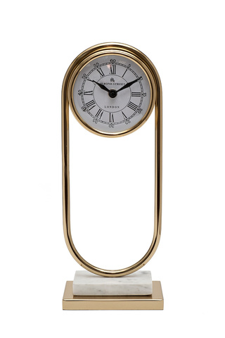 Часы настольные с мраморным основанием h36см