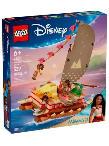 Конструктор Disney Princess 43270 Путешествие Моаны на каноэ