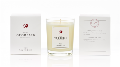 Свеча ароматическая 180г Geodesis Tiare