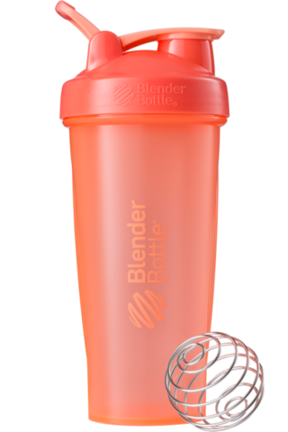 Картинка шейкер Blender Bottle classic full color 828мл коралловый - 1