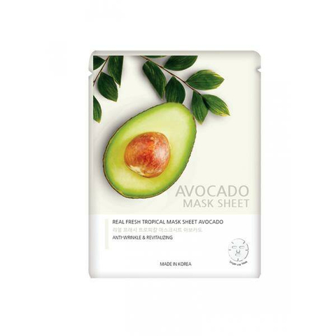 Jungnani Маска тканевая Real Fresh Tropical Mask Avocado
