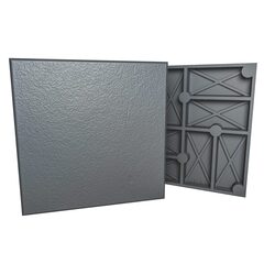 Плитка тротуарная полимеркомпозитная 330*330*30 Цвет: серый (9 шт/м2)