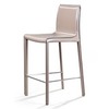 Полубарный стул Barrie 65 см кожа капучино