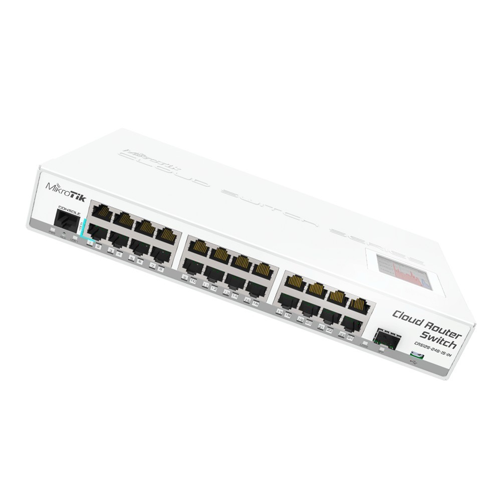 Коммутатор Cloud Router Switch Mikrotik 125-24G-1S-IN (RouterOS L5),  настольный форм-фактор купить в Курске по лучшей цене. Описание, фото и  характеристики на сайте