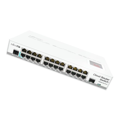 Коммутатор Cloud Router Switch Mikrotik 125-24G-1S-IN (RouterOS L5), настольный форм-фактор