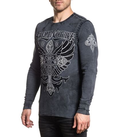 Xtreme Couture | Пуловер мужской Bronze Arms Thermal X1763I от Affliction мужской левый бок