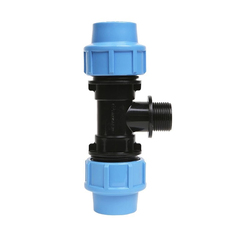 Тройник комбинированный полипропиленовый Джилекс, с наружной резьбой, 25 x 3/4" П x 25 мм