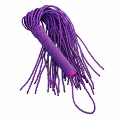 Флоггер из веревки TOYFA Theatre,сиреневый