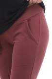 Спортивные брюки для беременных 09966 бордовый