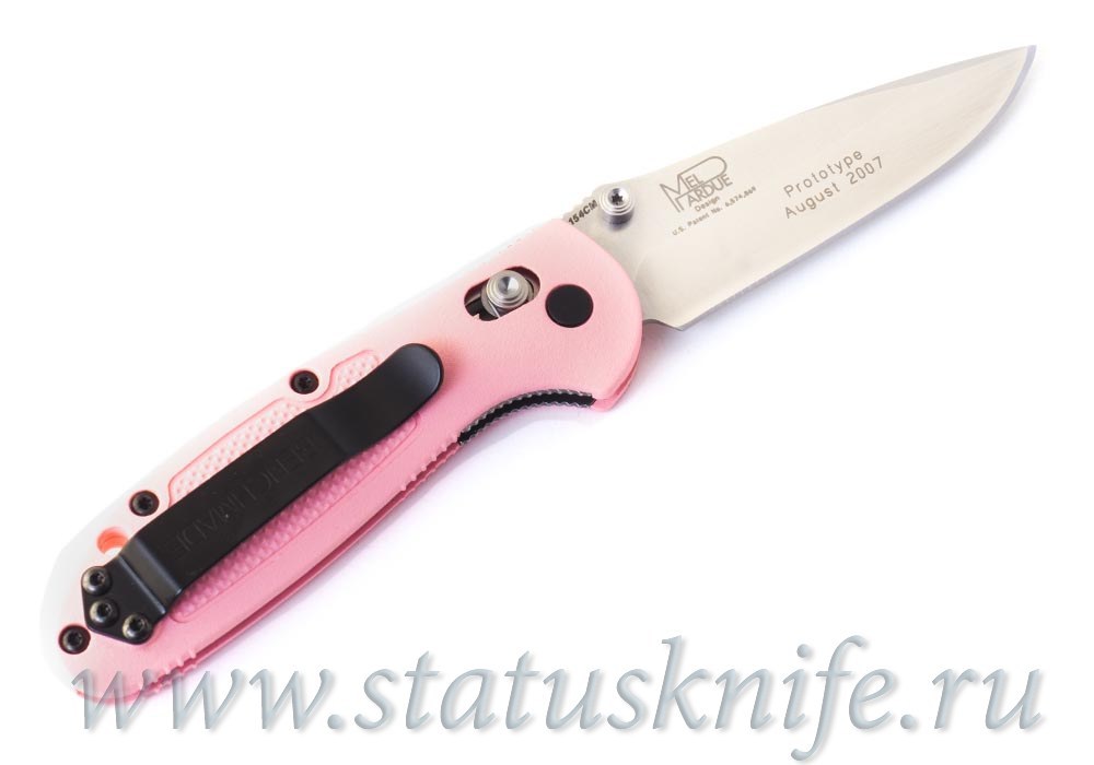 Нож Benchmade 556PNK mini griptilian Prototype