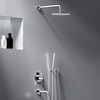 Damixa 936510000 Scandinavian Pure встраиваемая душевая система с ванно-душевым смесителем и изливом, хром