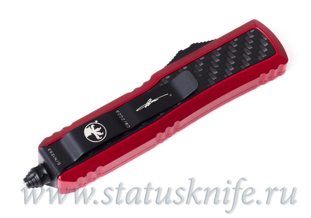 Нож Microtech 124-1RDCFIS Daytona Red Signature Series