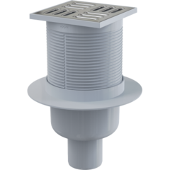 APV2 105*105/50 Сливной трап с прямой подв из нерж стали