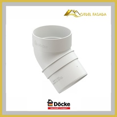 Колено 45гр. Docke STANDARD Пломбир