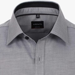 Рубашка Venti Body Fit 103413700-750 из фактурной ткани цвет Антрацит