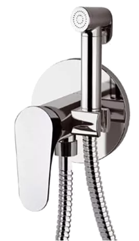 REMER L65W Гигиенический душ со смесителем скрытого монтажа (душевой шланг и скрытая часть в комплекте) class line