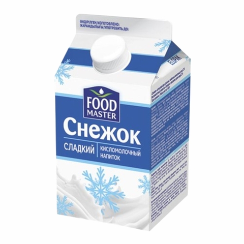 Йогурт питьевой FOOD MASTER Снежок 2% 450 г т/п КАЗАХСТАН