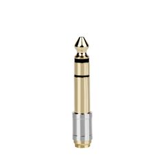 Переходник с медным разъёмом с 3.5мм на 6.35 мм(1/4 