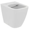 Ideal Standard T459401 "Ideal Standard i.life S Напольный пристенный безободковый унитаз-соло, технология RimLS+, горизонтальный (универсальный) выпуск, с крепежом