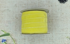 Лента бархатная, ш. 2 см, светло-жёлтый