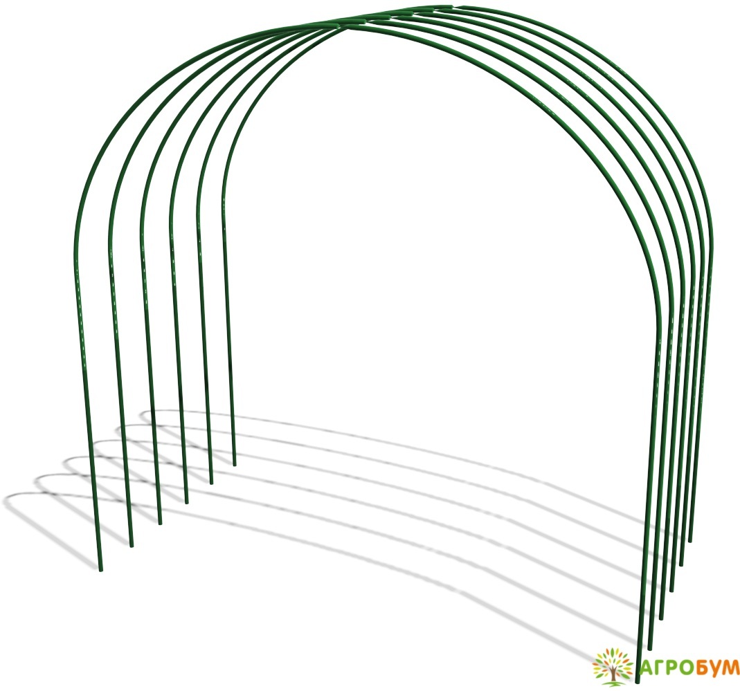 Дуга для парника, диаметр 10 мм, длина 2 м, 6 шт. - Выгодно в АгроБум