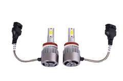 Комплект LED ламп головного света C6 H11, 12v (вентилятор)