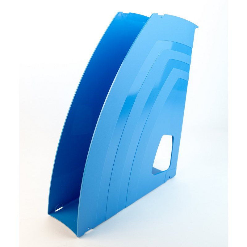 Вертикальный накопитель Attache Fantasy пластиковый голубой ширина 70 мм