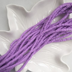 Каучук фиолетовый, бусины 4 мм, 067-4-01