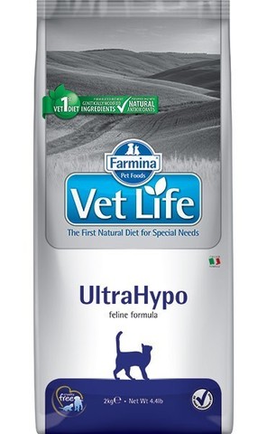 Сухой ветеринарный корм Farmina Vet Life Cat UltraHypo