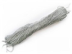 Шнур серебро 8 сложений 1,9мм