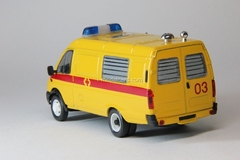 GAZ-3221 Gazelle Ambulance restyling yellow Agat Mossar Tantal 1:43