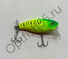 Воблер Rosy Down Fighter 76F 76мм, 12,8гр, загл. 0,5-1,5м