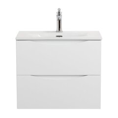 BelBagno MARINO-CER-MINI-600-2C-SO-WO-P MARINO-CER-MINI База под раковину подвесная с двумя выкатными ящиками, Rovere Bianco, 596x390x500, MARINO-CER-MINI-600-2C-SO-WO-P фото