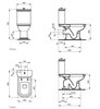 Ideal Standard K401501 СНЯТ IS     K401501 Calla Бачок для унитаза, одинарный смыв 6 л