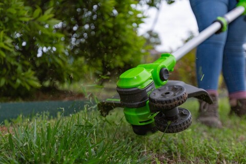 Триммер Greenworks G24LT301, 24v, 30 см, ø 1.6 мм с 1хАКБ 4А и ЗУ (аккумуляторный)