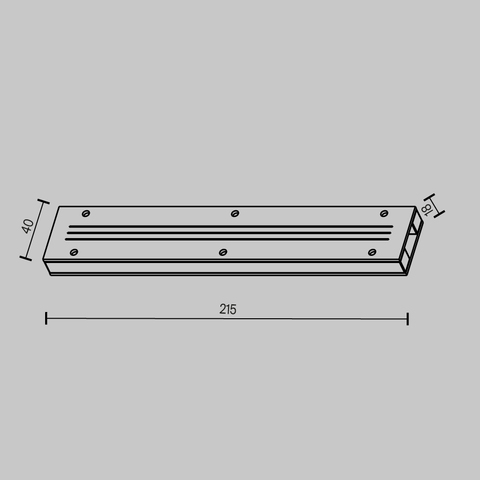 Комплектующие для трековой системы Maytoni Accessories for tracks elasity TRA160TCC-S