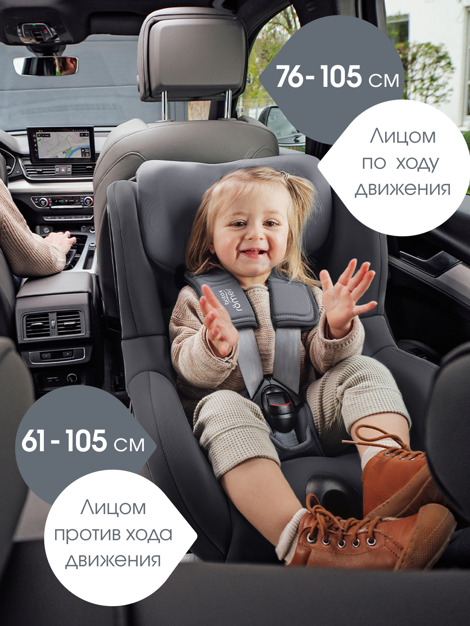 Детское автокресло Britax Roemer DUALFIX 5Z Classic | Deep Grey