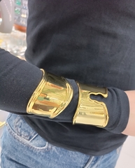 Браслет манжета рваный из серебра 925 пробы, коллекция Elsa Peretti Bone cuff