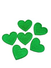 Термоаппликация, р. 2х2,3 см, зелёный