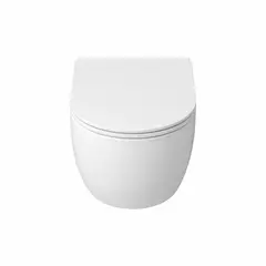 Унитаз подвесной Grossman GR-4415SQ Tornado безободковый с тонким сиденьем 525x360x345