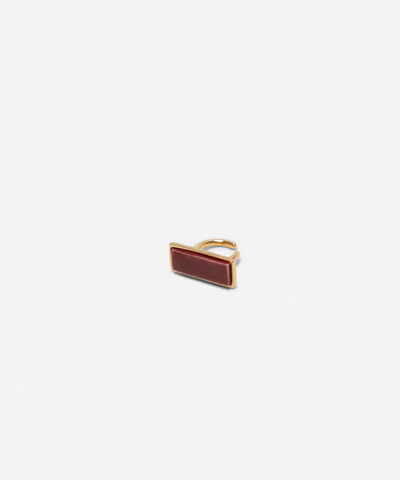 Предзаказ Кафф RECTANGULAR HELIX BURGUNDY