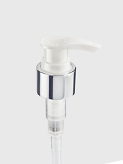 Дозатор белый с серебряной юбкой 24/410